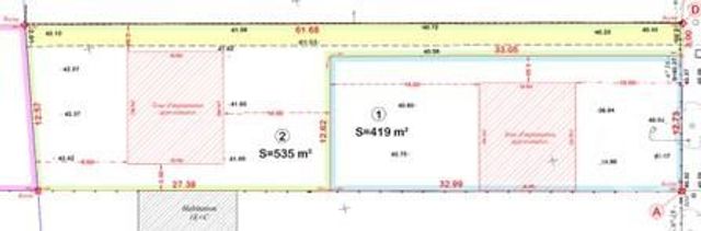 Terrain &agrave; vendre - 535 m2 - Montesson - 78 - ILE-DE-FRANCE