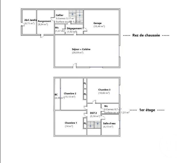 Maison &agrave; vendre - 4 pi&egrave;ces - 83,81 m2 - Brignais - 69 - RHONE-ALPES