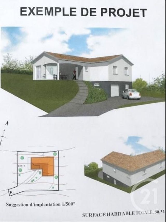 Terrain &agrave; vendre - 1000 m2 - Brignais - 69 - RHONE-ALPES