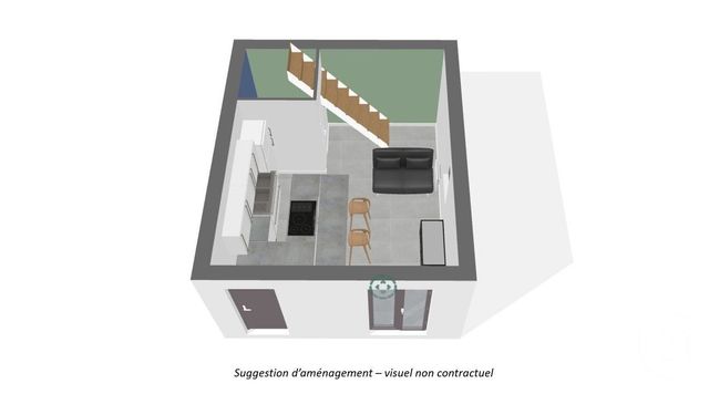 Appartement F2 &agrave; louer - 2 pi&egrave;ces - 47,47 m2 - Chennevieres Sur Marne - 94 - ILE-DE-FRANCE