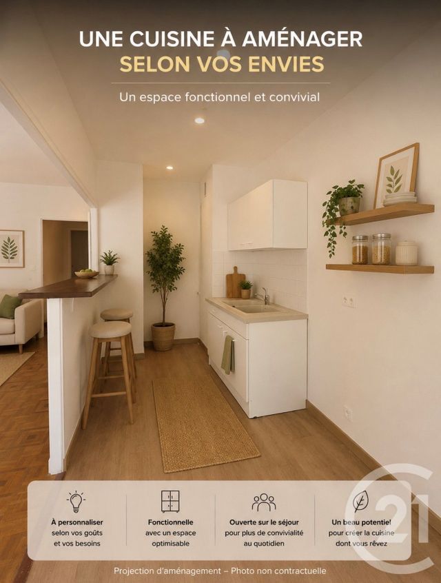 Appartement T2 &agrave; vendre - 2 pi&egrave;ces - 44,55 m2 - Marseille - 13004 - PROVENCE-ALPES-COTE-D-AZUR
