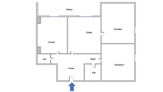 Appartement a louer colombes - 3 pièce(s) - 63.3 m2 - Surfyn