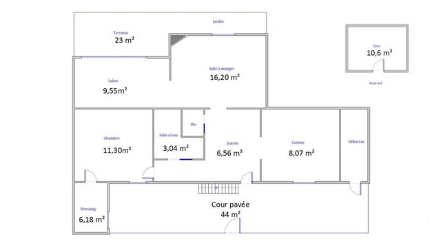 Maison &agrave; vendre - 4 pi&egrave;ces - 61,85 m2 - Colombes - 92 - ILE-DE-FRANCE