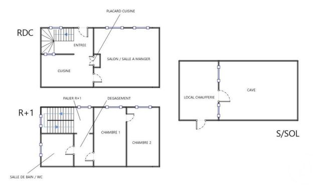 Maison à vendre - 3 pièces - 49,39 m2 - Colombes - 92 - ILE-DE-FRANCE