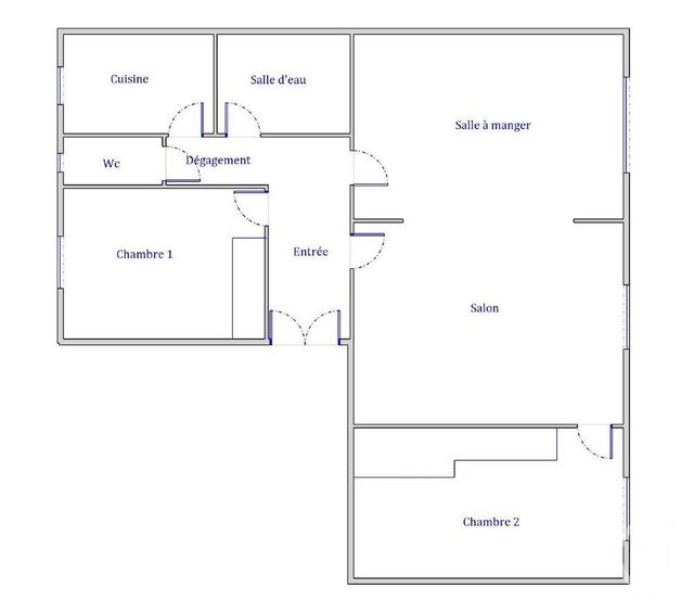 Appartement F4 à vendre - 4 pièces - 72,39 m2 - Colombes - 92 - ILE-DE-FRANCE