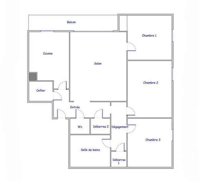 Appartement F4 à vendre - 4 pièces - 79,99 m2 - Colombes - 92 - ILE-DE-FRANCE