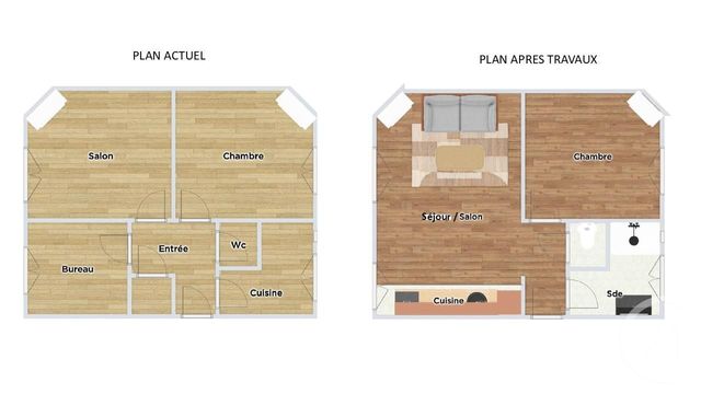 Appartement F2 &agrave; vendre - 2 pi&egrave;ces - 37,57 m2 - Colombes - 92 - ILE-DE-FRANCE