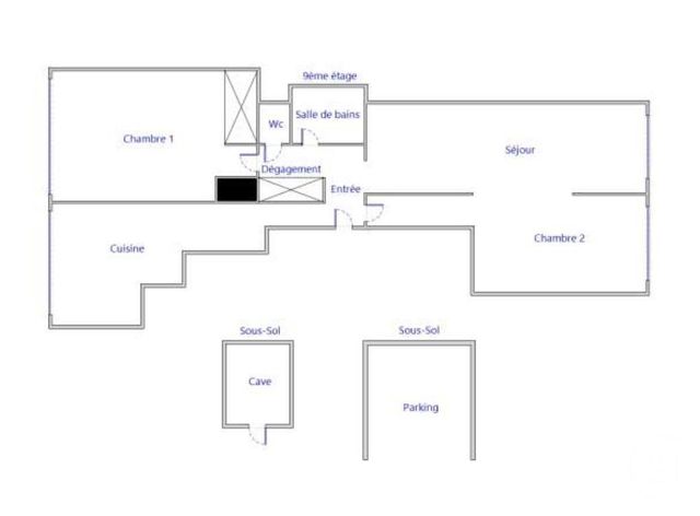 Appartement F3 &agrave; vendre - 3 pi&egrave;ces - 65,06 m2 - Colombes - 92 - ILE-DE-FRANCE