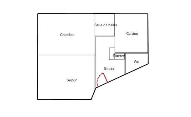 Appartement F2 &agrave; vendre - 2 pi&egrave;ces - 44,70 m2 - La Garenne Colombes - 92 - ILE-DE-FRANCE
