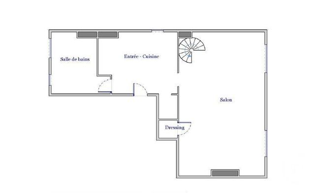 Appartement Duplex &agrave; vendre - 4 pi&egrave;ces - 48,05 m2 - Asnieres Sur Seine - 92 - ILE-DE-FRANCE