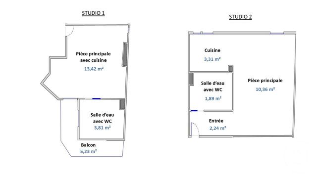 Appartement &agrave; vendre - 2 pi&egrave;ces - 35,03 m2 - Colombes - 92 - ILE-DE-FRANCE