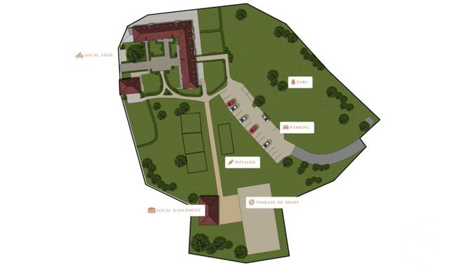 Appartement F4 à vendre - 4 pièces - 70,10 m2 - Nerville La Foret - 95 - ILE-DE-FRANCE