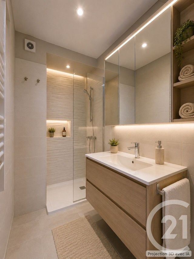 Appartement T2 &agrave; vendre - 2 pi&egrave;ces - 44,23 m2 - Rodez - 12 - MIDI-PYRENEES