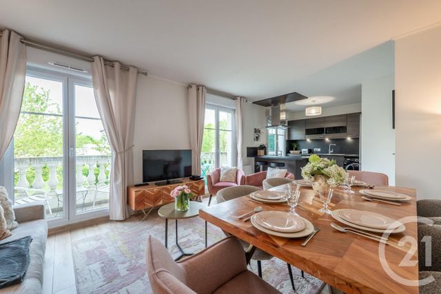 Appartement F3 &agrave; louer - 3 pi&egrave;ces - 63,10 m2 - Serris - 77 - ILE-DE-FRANCE