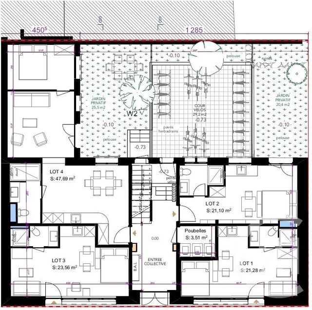 Appartement F1 à vendre - 1 pièce - 21,10 m2 - St Nazaire - 44 - PAYS-DE-LOIRE