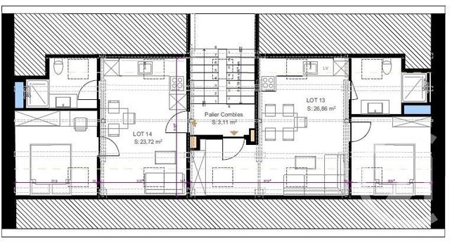 Appartement F2 à vendre - 2 pièces - 35,58 m2 - St Nazaire - 44 - PAYS-DE-LOIRE