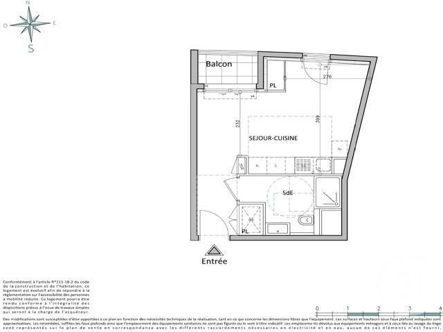 Appartement Studio &agrave; louer - 1 pi&egrave;ce - 27,67 m2 - Cap D Ail - 06 - PROVENCE-ALPES-COTE-D-AZUR