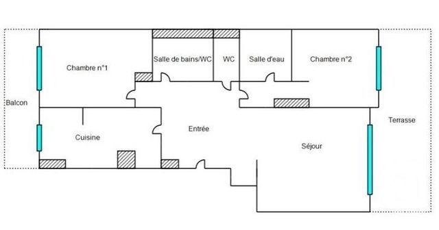 Appartement F3 &agrave; vendre - 3 pi&egrave;ces - 90,17 m2 - Cap D Ail - 06 - PROVENCE-ALPES-COTE-D-AZUR