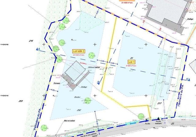 Terrain &agrave; vendre - 902 m2 - Allinges - 74 - RHONE-ALPES