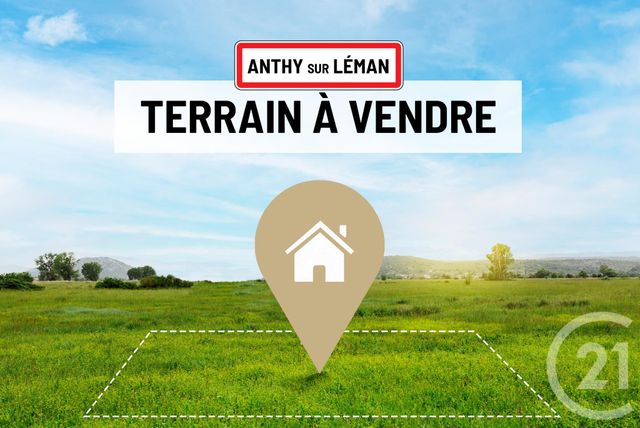 Terrain &agrave; vendre - 711 m2 - Anthy Sur Leman - 74 - RHONE-ALPES