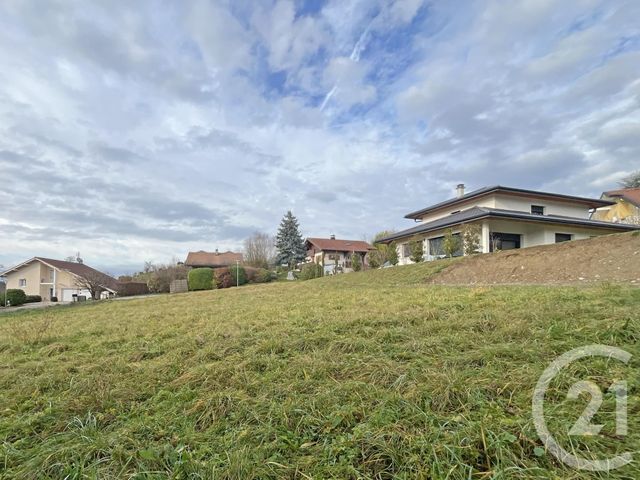 Terrain &agrave; vendre - 1006 m2 - Margencel - 74 - RHONE-ALPES