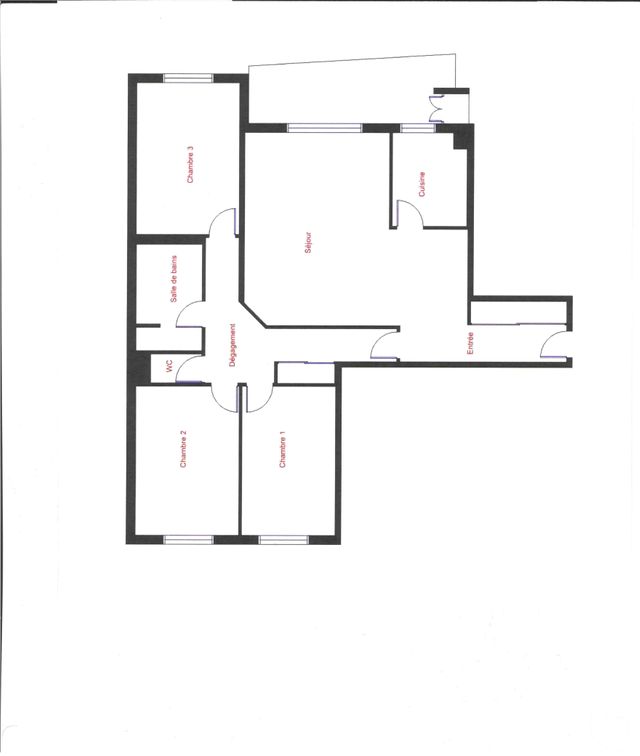 Appartement F4 &agrave; vendre - 4 pi&egrave;ces - 90,27 m2 - Courbevoie - 92 - ILE-DE-FRANCE