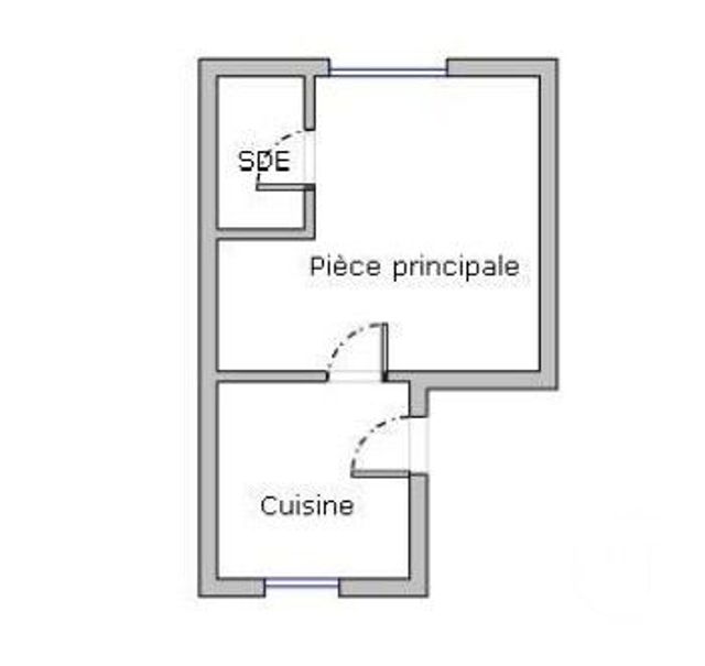 Appartement F1 &agrave; vendre - 1 pi&egrave;ce - 24 m2 - Le Kremlin Bicetre - 94 - ILE-DE-FRANCE