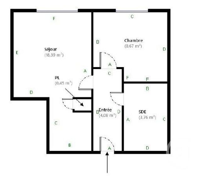 Appartement F2 à vendre - 2 pièces - 35,35 m2 - Le Kremlin Bicetre - 94 - ILE-DE-FRANCE