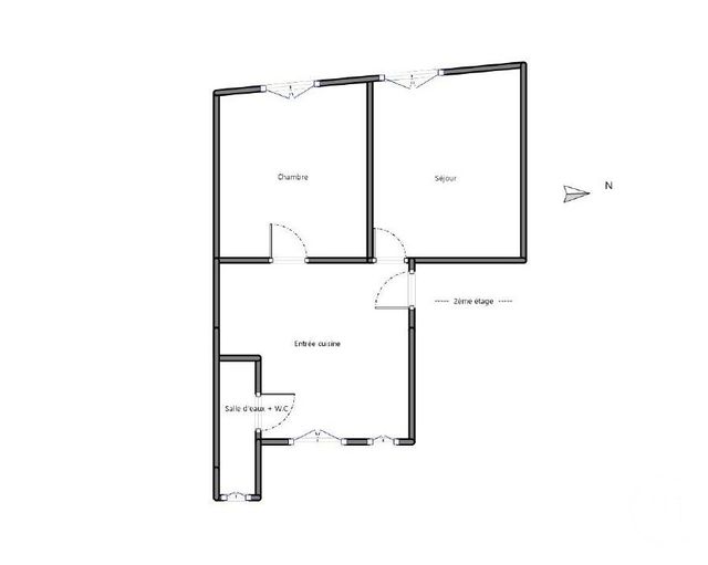 Appartement à louer - 3 pièces - 31,30 m2 - Le Kremlin Bicetre - 94 - ILE-DE-FRANCE