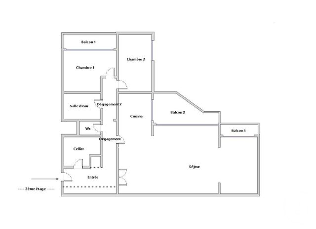 Appartement F4 &agrave; vendre - 4 pi&egrave;ces - 86,60 m2 - Le Kremlin Bicetre - 94 - ILE-DE-FRANCE