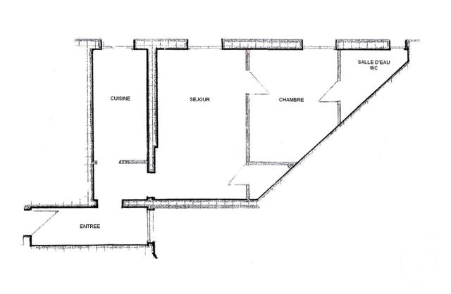 Appartement F2 &agrave; vendre - 2 pi&egrave;ces - 38,44 m2 - Paris - 75013 - ILE-DE-FRANCE