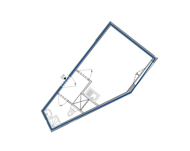 Appartement Studio &agrave; vendre - 1 pi&egrave;ce - 21,60 m2 - Le Kremlin Bicetre - 94 - ILE-DE-FRANCE