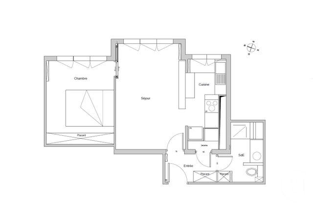 Appartement F2 &agrave; vendre - 2 pi&egrave;ces - 38 m2 - Le Kremlin Bicetre - 94 - ILE-DE-FRANCE