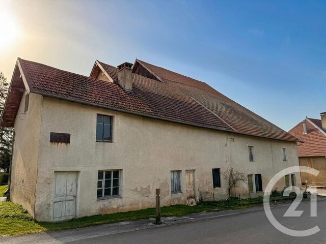 Maison &agrave; vendre - 5 pi&egrave;ces - 60 m2 - Fallerans - 25 - FRANCHE-COMTE