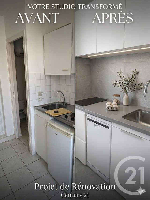 Appartement F1 &agrave; vendre - 1 pi&egrave;ce - 21,39 m2 - Montpellier - 34 - LANGUEDOC-ROUSSILLON