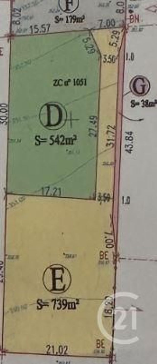 Terrain &agrave; vendre - 739 m2 - St Bonnet Pres Riom - 63 - AUVERGNE