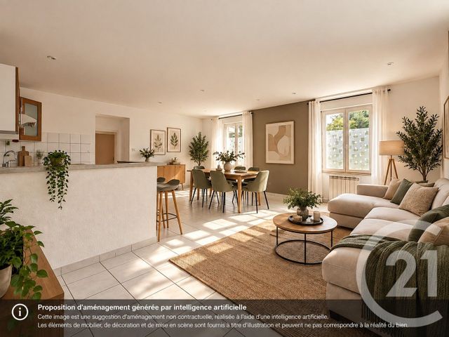 Appartement F2 &agrave; vendre - 2 pi&egrave;ces - 55,60 m2 - Gerzat - 63 - AUVERGNE