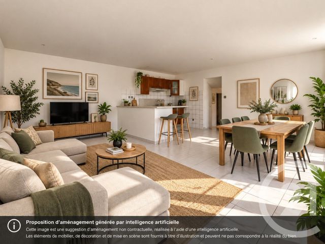 Appartement F2 &agrave; vendre - 2 pi&egrave;ces - 55,60 m2 - Gerzat - 63 - AUVERGNE