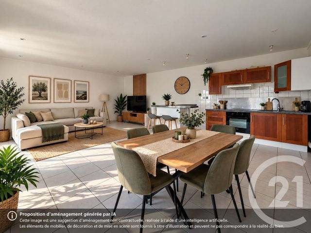 Appartement F2 &agrave; vendre - 2 pi&egrave;ces - 55,60 m2 - Gerzat - 63 - AUVERGNE