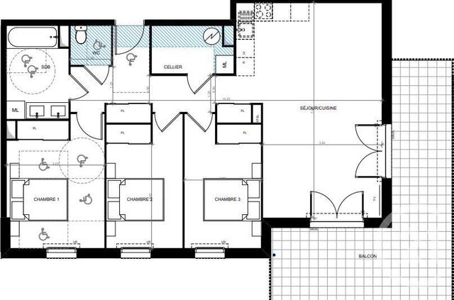 Appartement à vendre - 4 pièces - 87,12 m2 - Cavalaire Sur Mer - 83 - PROVENCE-ALPES-COTE-D-AZUR