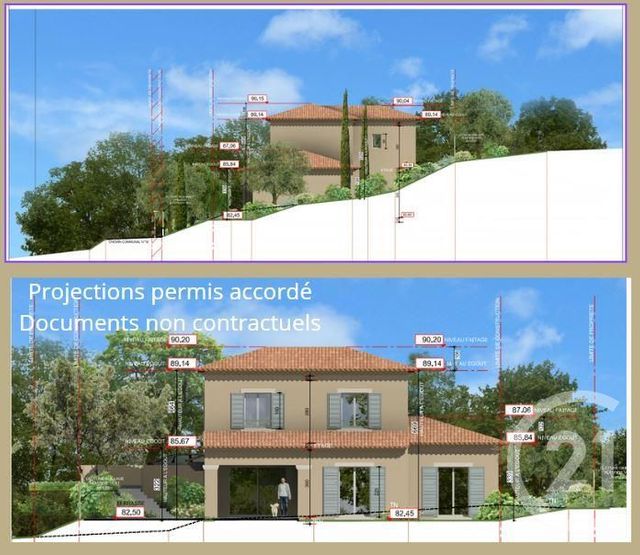 Terrain &agrave; vendre - 620 m2 - Grimaud - 83 - PROVENCE-ALPES-COTE-D-AZUR