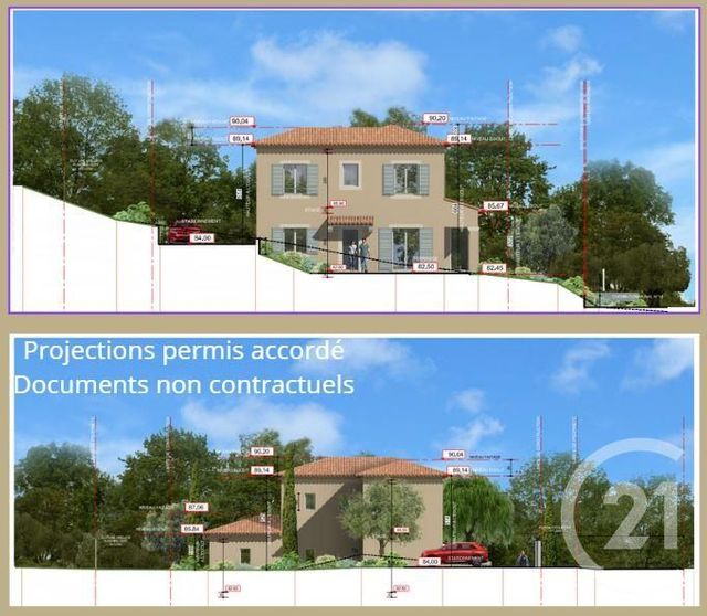 Terrain &agrave; vendre - 620 m2 - Grimaud - 83 - PROVENCE-ALPES-COTE-D-AZUR