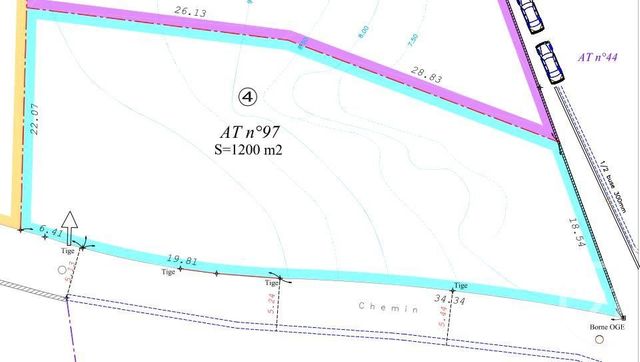 Terrain &agrave; vendre - 1200 m2 - La Croix Valmer - 83 - PROVENCE-ALPES-COTE-D-AZUR