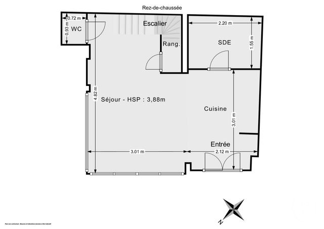 Appartement &agrave; vendre - 2 pi&egrave;ces - 27,60 m2 - Paris - 75011 - ILE-DE-FRANCE