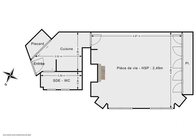 Appartement Studio &agrave; vendre - 1 pi&egrave;ce - 29,03 m2 - Paris - 75012 - ILE-DE-FRANCE