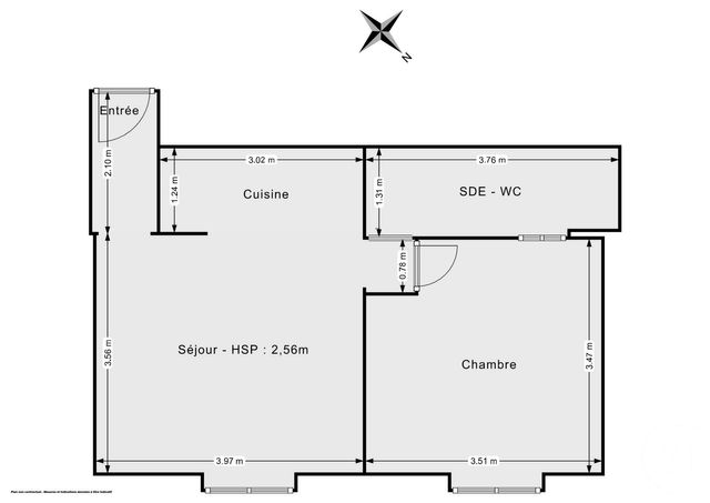Appartement F2 &agrave; vendre - 2 pi&egrave;ces - 36,34 m2 - Paris - 75011 - ILE-DE-FRANCE