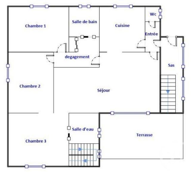Maison &agrave; vendre - 6 pi&egrave;ces - 135 m2 - La Verriere - 78 - ILE-DE-FRANCE