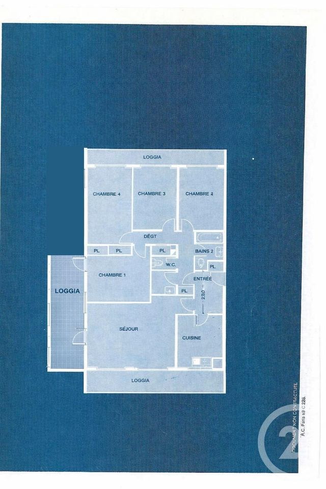 Appartement F5 &agrave; vendre - 5 pi&egrave;ces - 97,69 m2 - Elancourt - 78 - ILE-DE-FRANCE