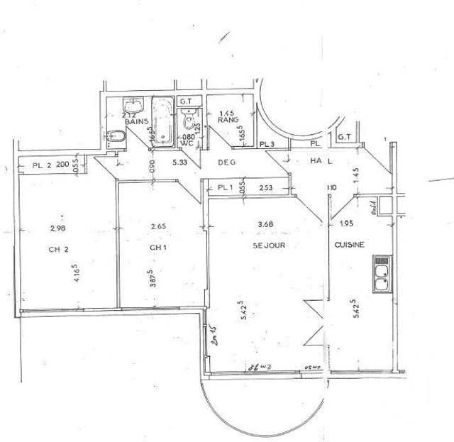 Appartement F3 &agrave; vendre - 3 pi&egrave;ces - 74,35 m2 - Maurepas - 78 - ILE-DE-FRANCE