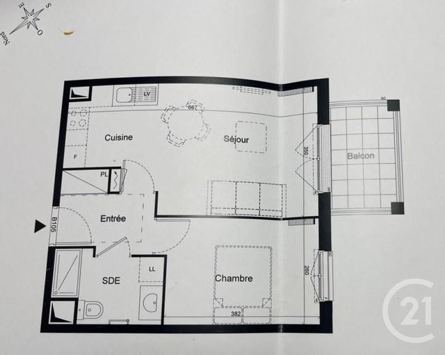 Appartement F2 &agrave; vendre - 2 pi&egrave;ces - 40 m2 - Maurepas - 78 - ILE-DE-FRANCE